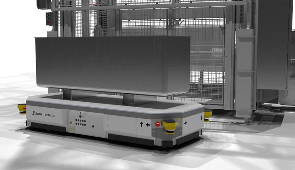 Automated Guided Vehicle (AGV) and Twin Column Dumper (TCD)