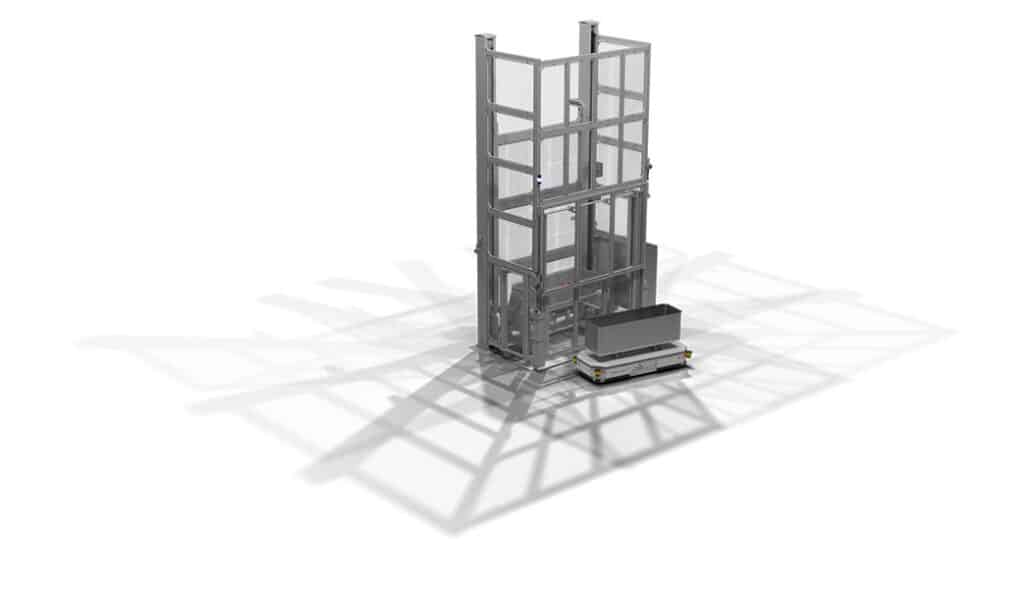 Automated Guided Vehicle (AGV) and Twin Column Dumper (TCD)