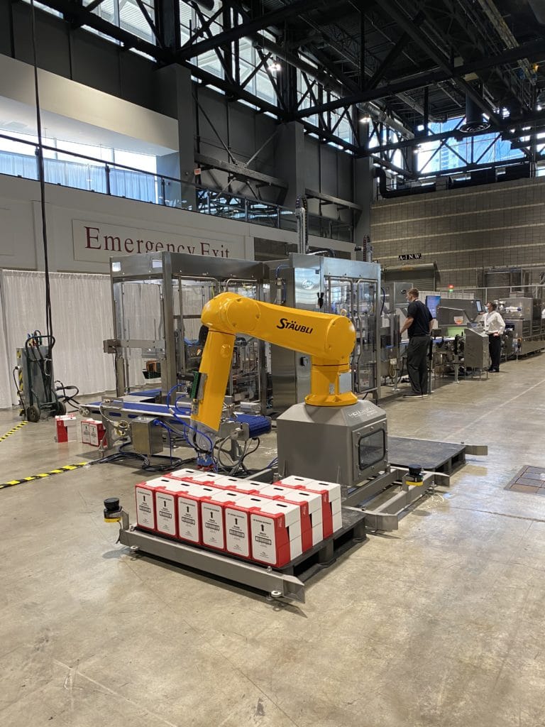 Fenceless Palletizing Robotics Systems