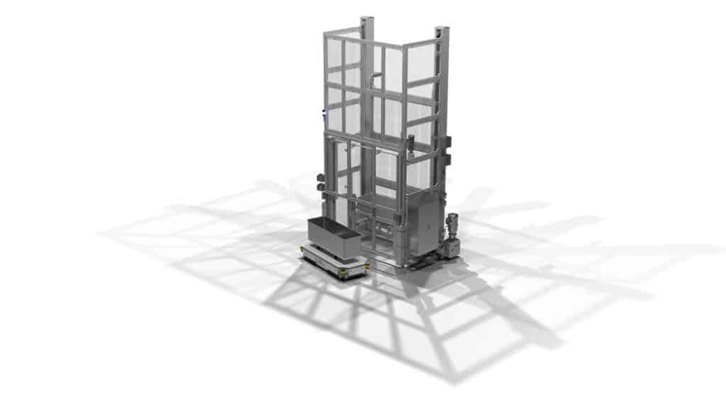 Automated Guided Vehicle (AGV) and Twin Column Dumper (TCD)